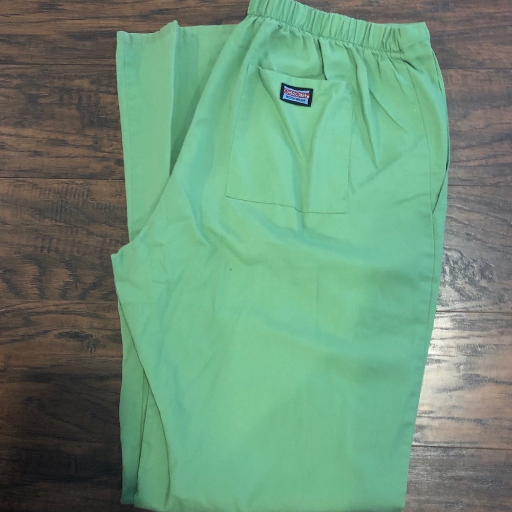 Green Cherokee scrub pants